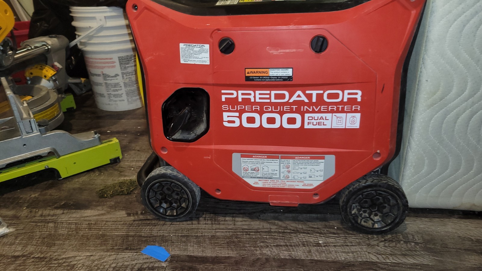 Predator 5000 Watt Dual Fuel Super Quiet Inverter Generator