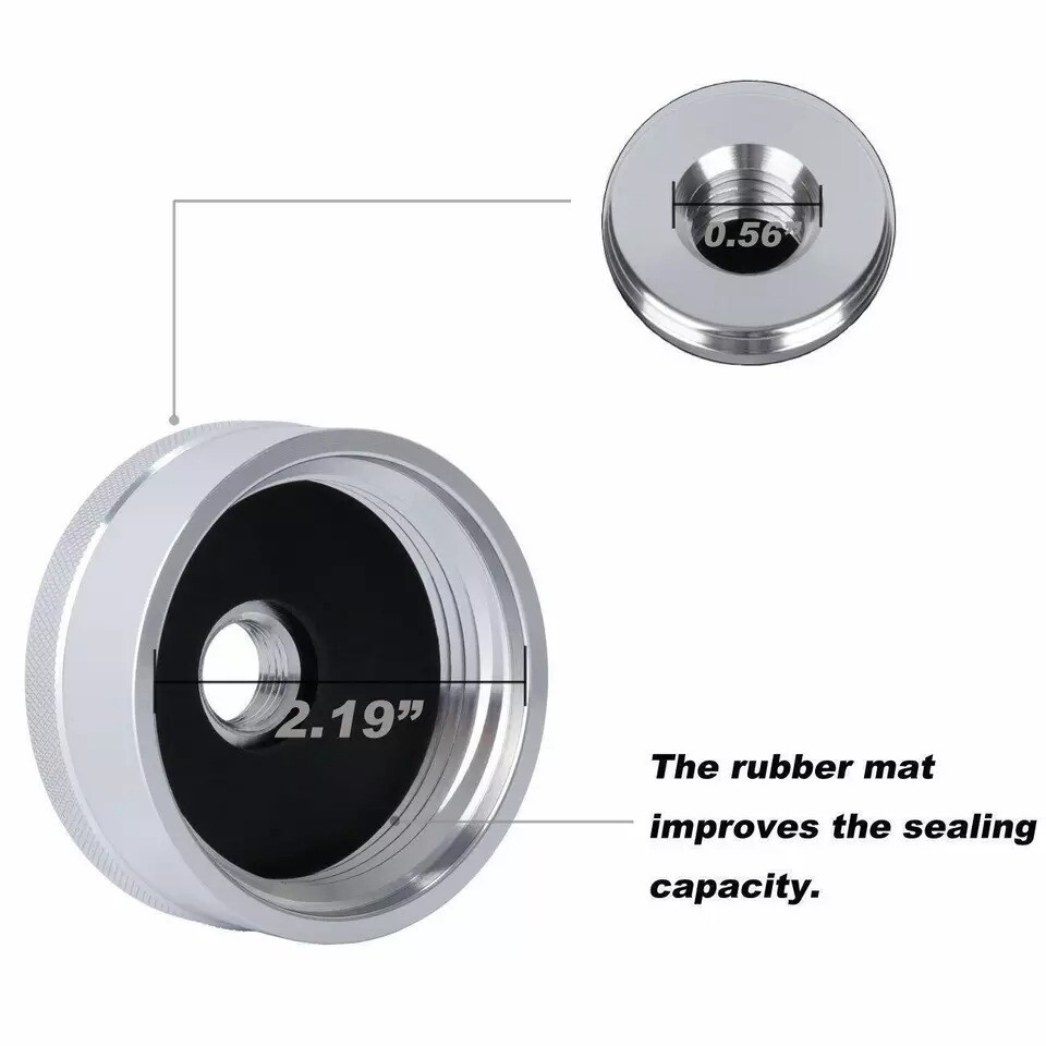 Extended Run Gas Cap for Honda Generator EU1000i EU2000i EU2200i Silver Aluminum