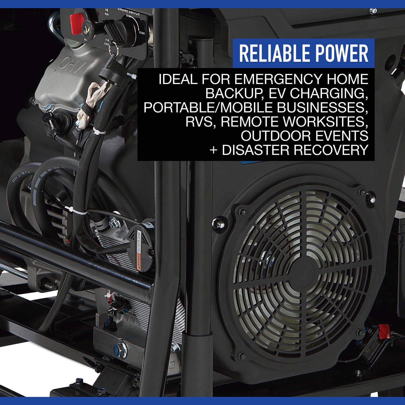 Powerhorse Portable Generator, 27,000 Surge Watts, 18,000 Rated Watts,