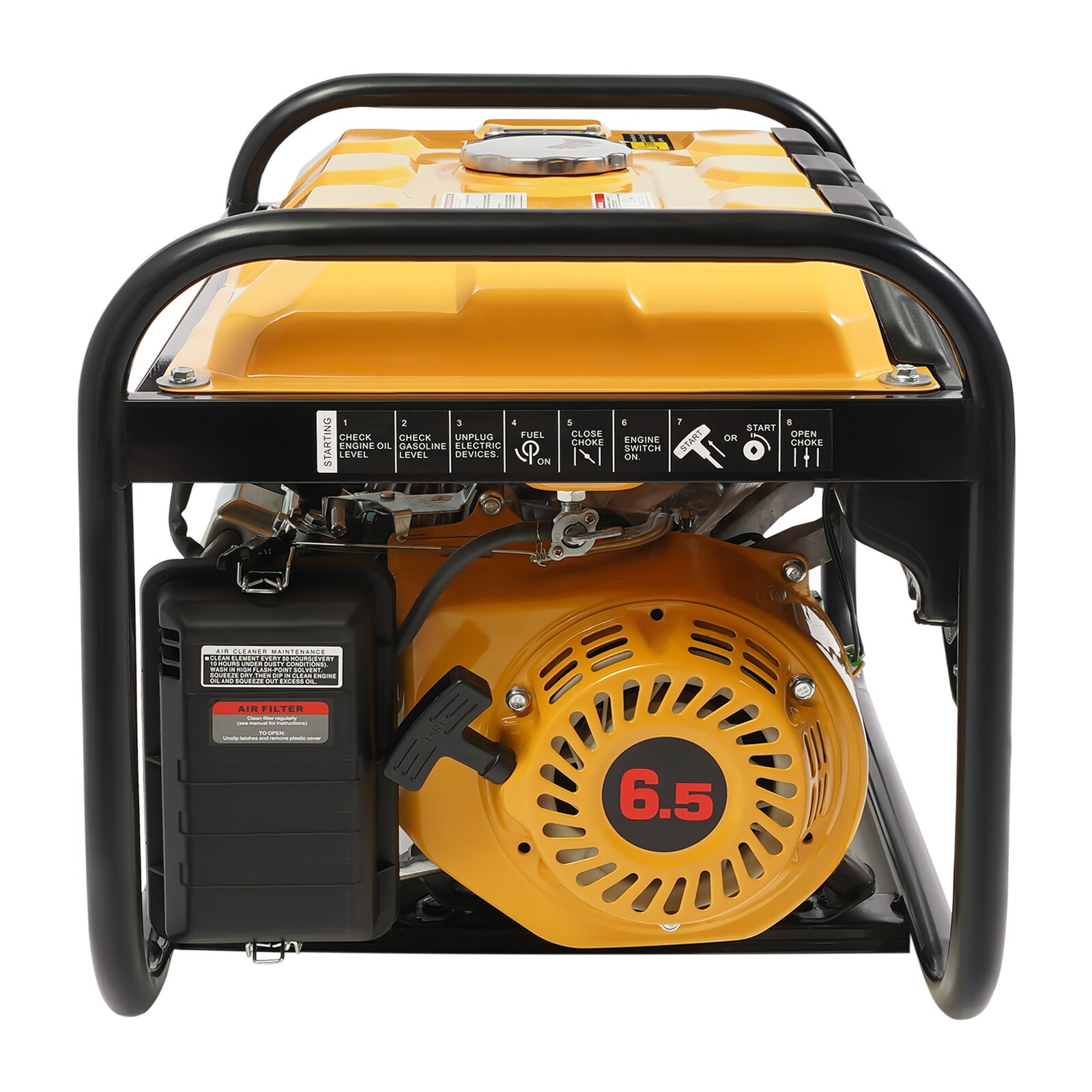 1.8KW 6.5HP 4-Stroke Gasoline Generator Single Cylinder Portable Power Generator