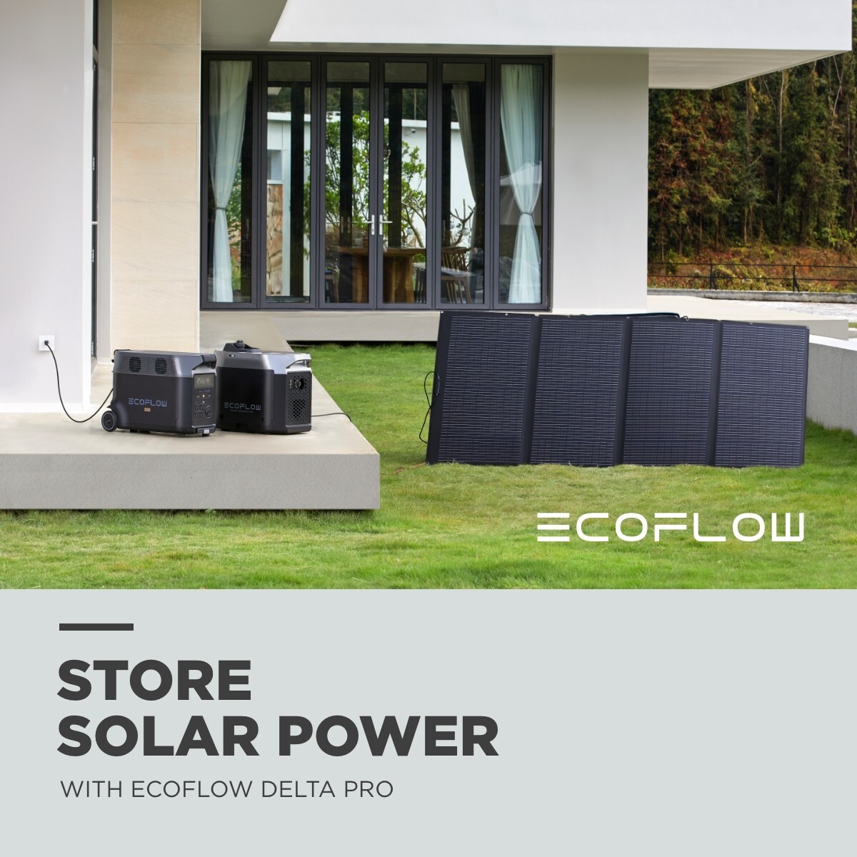 EcoFlow DELTA Pro Generato Extra Battery 3600Wh for Home Backup, Camping, LFP