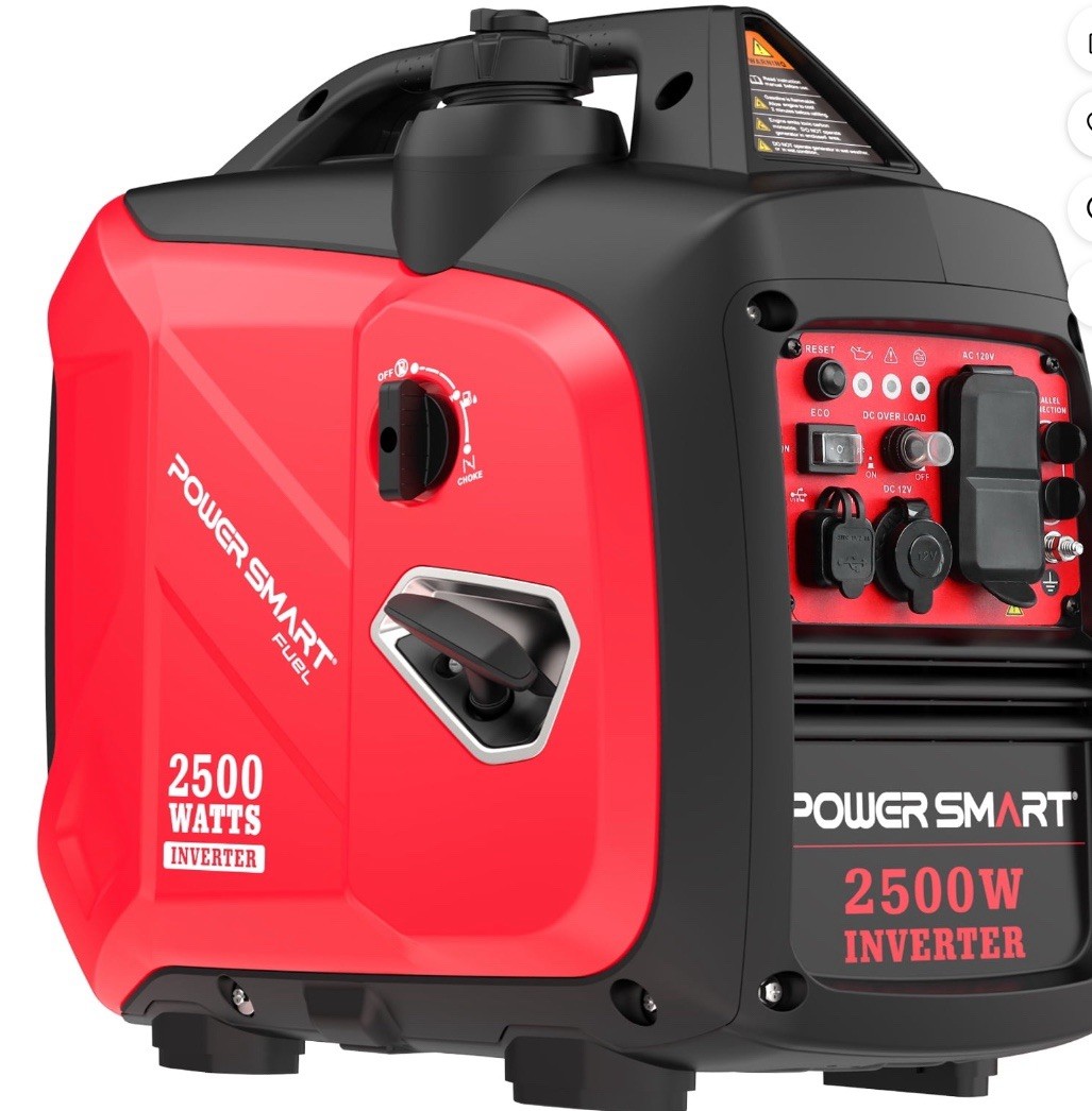 2500W Portable Inverter Gas Generator Super Quiet 1900W Rated Power
