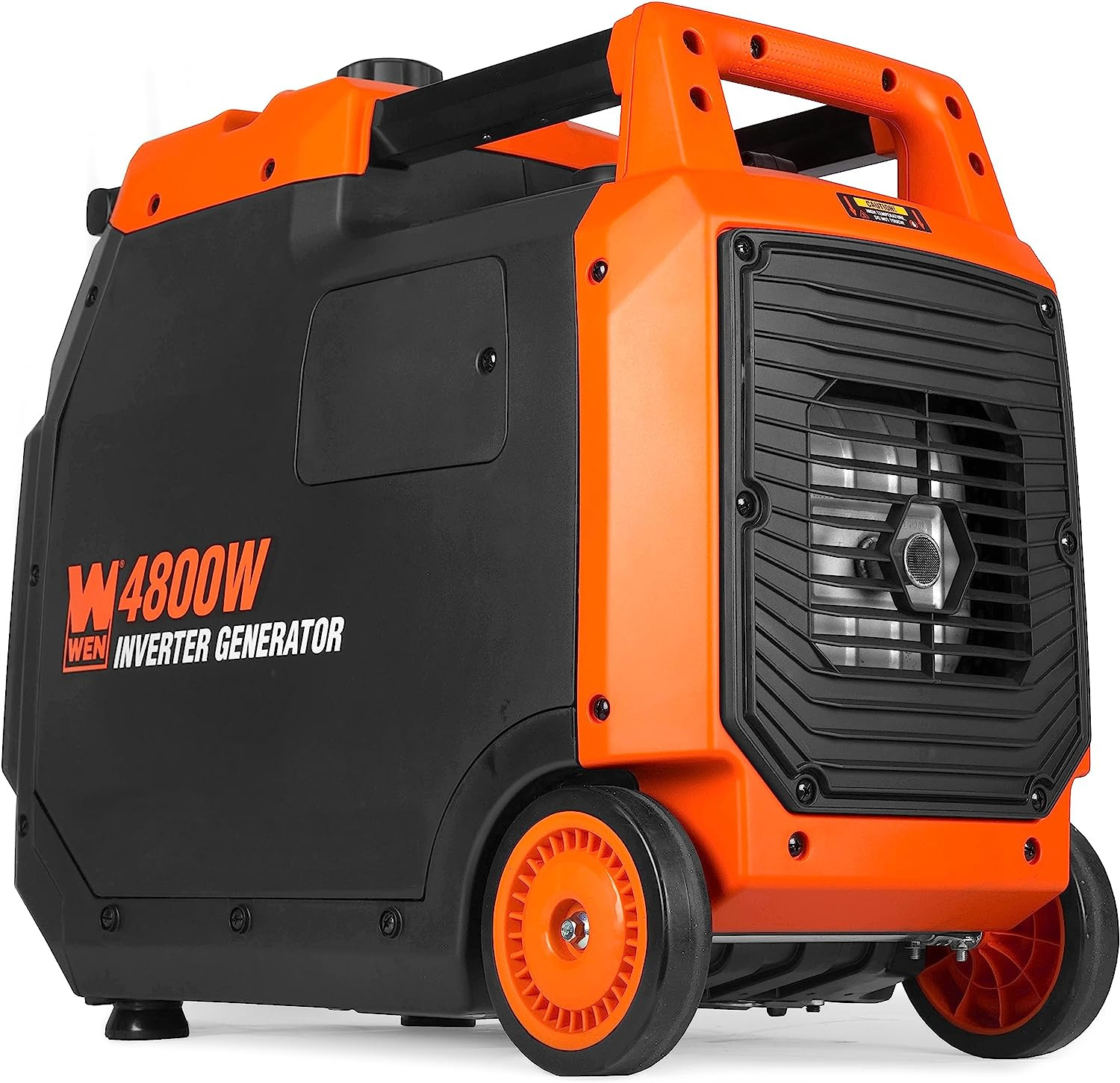 WEN 4,800-W Quiet Portable Gas Inverter Generator with Electric Start, CO Sensor