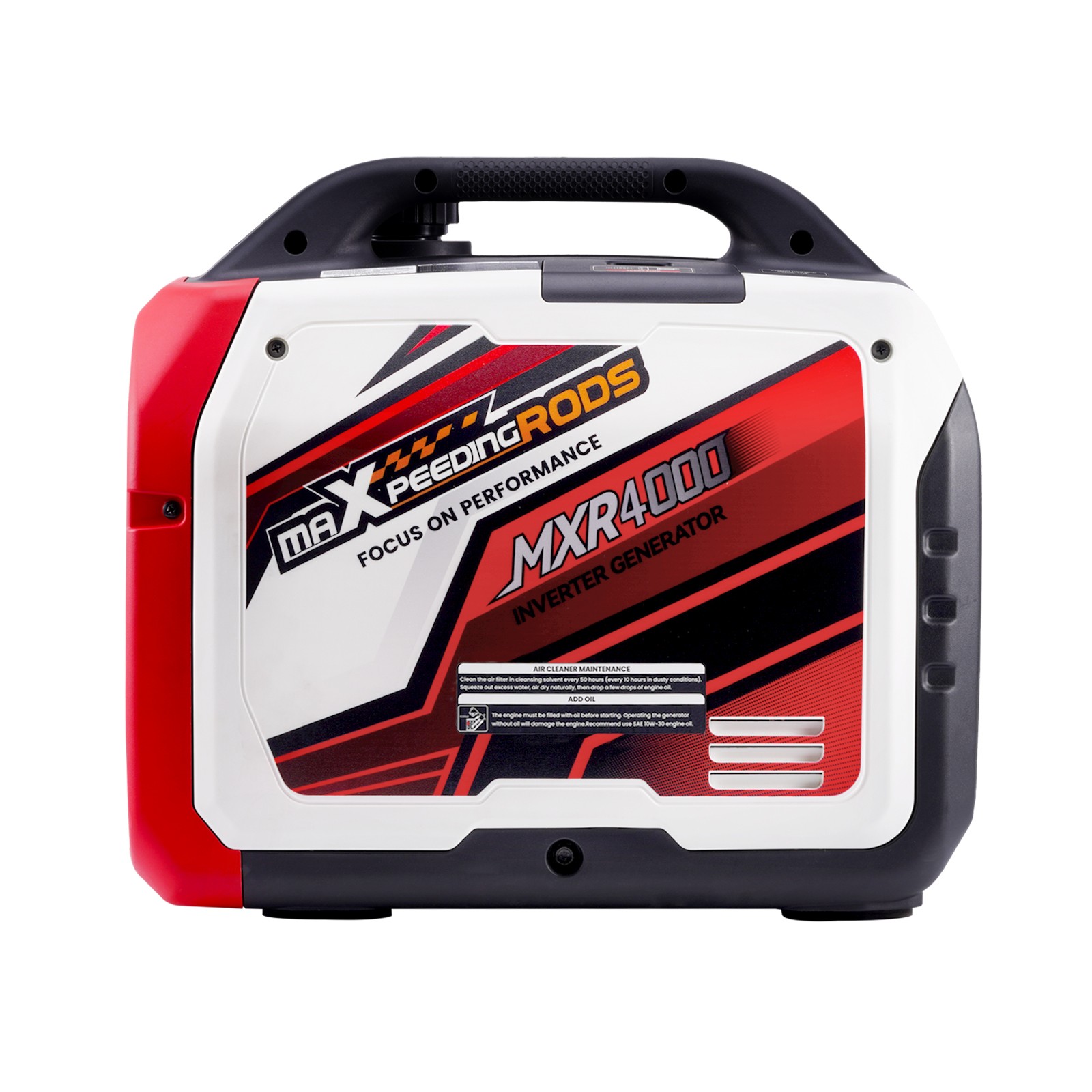 4000 Watt Gas Powered Generator Portable Inverter for Camping and Home Backup