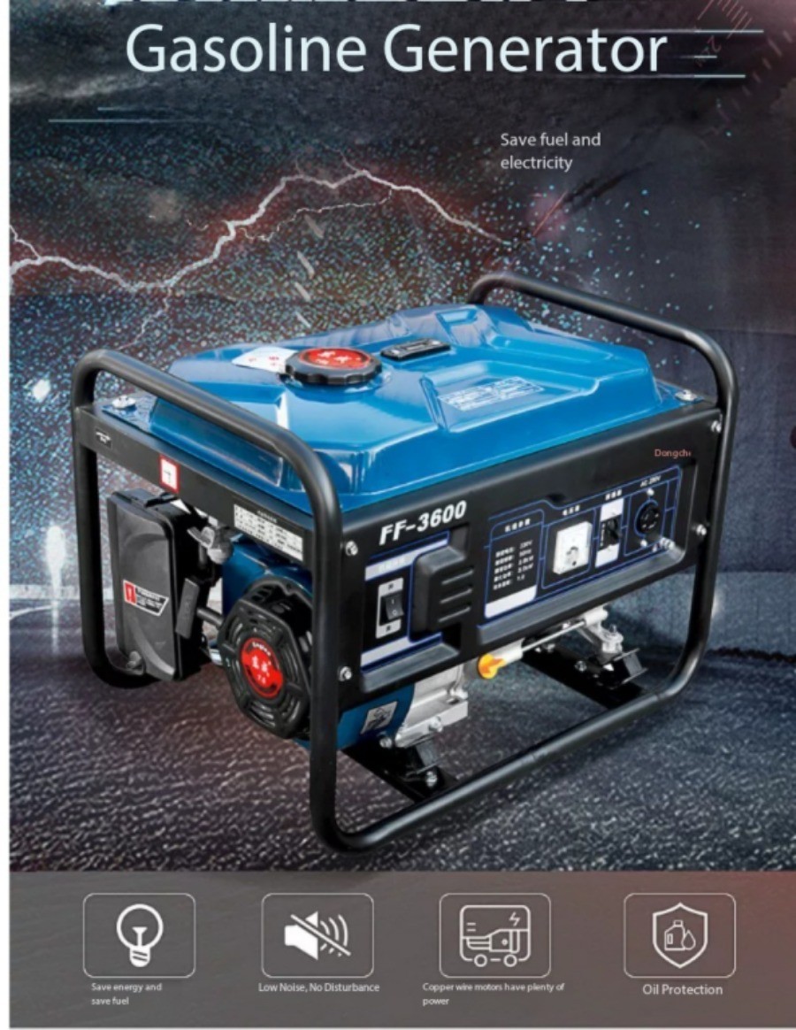 AC220V 2800W Small Household Petrol Generator for Emergency Power Generation