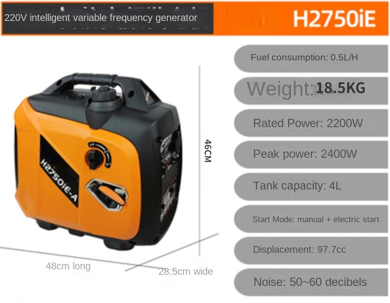 Gasoline Generator Intelligent Frequency Conversion Outdoor Car Generator