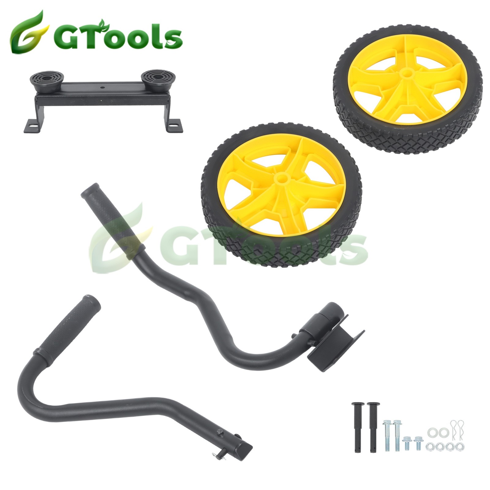 40065 with folding handle and tires For Champion 2800-4750W Generator wheel kit