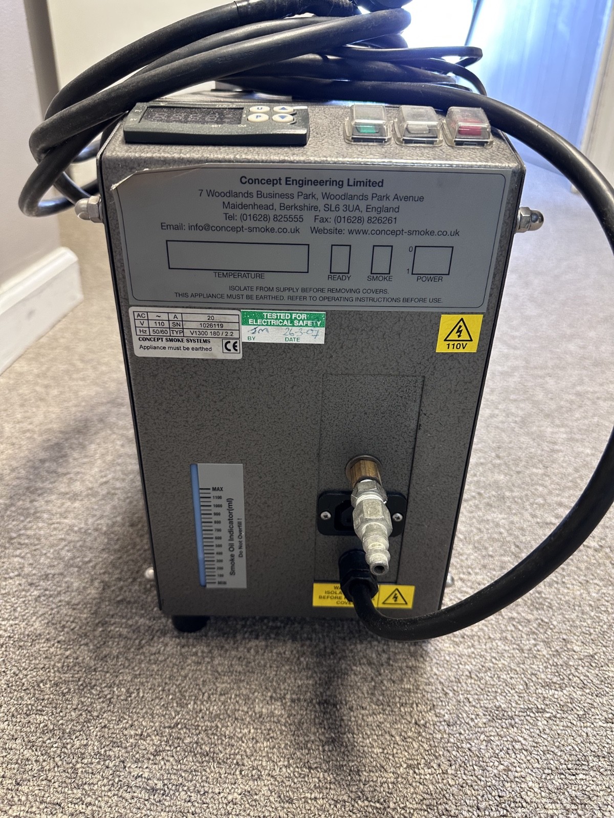 Concept Vi-Count Compact Smoke Generator