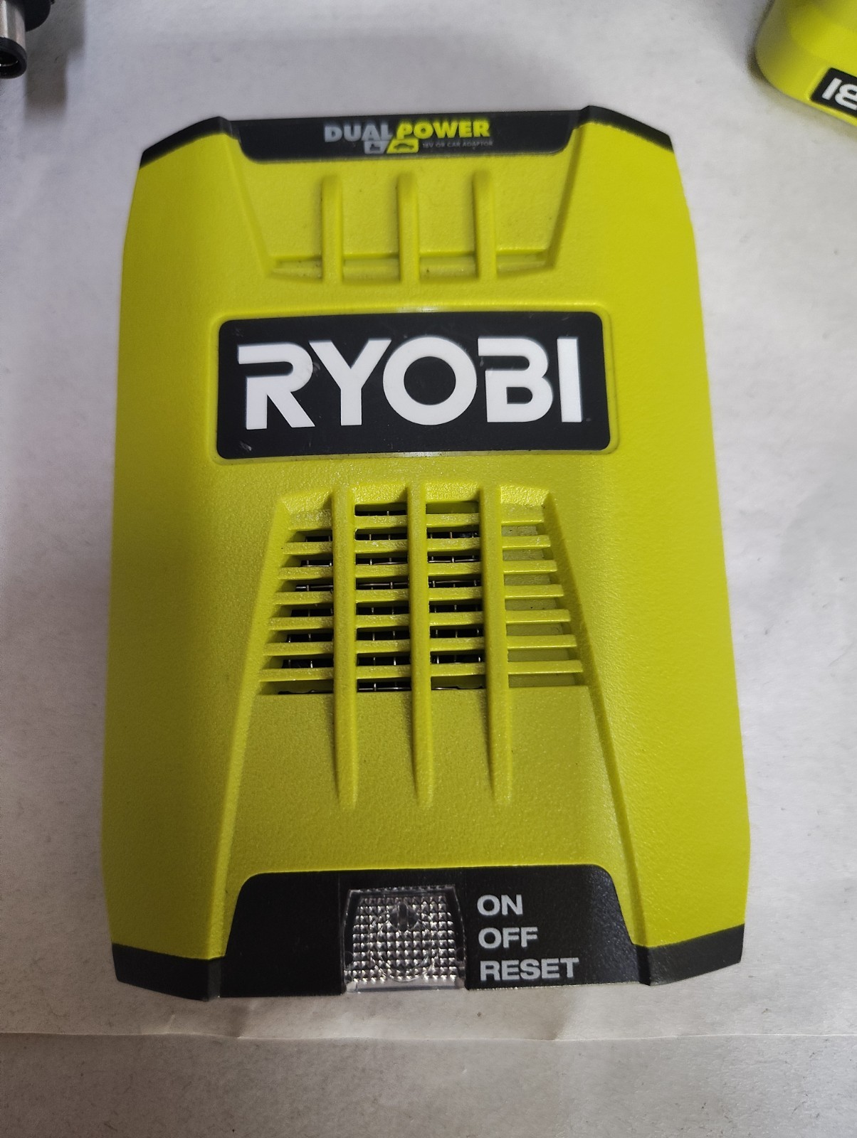 RYOBI 18V 120-Watt 12V Automotive Power Inverter W/ Dual USB Ports RYi120avnm