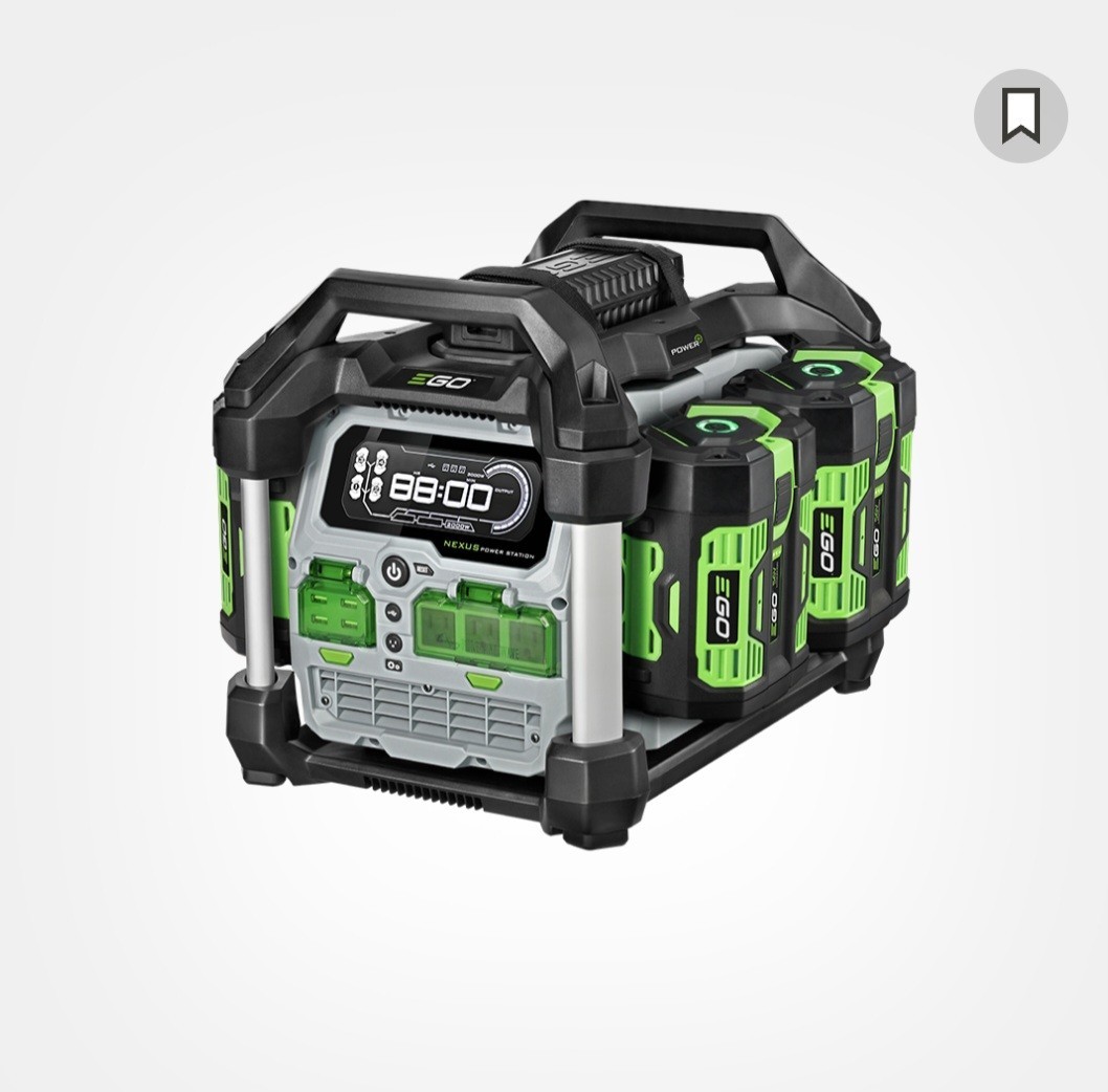 EGO PST3042 3000W Nexus Portable Power Station Kit with (2) 7.5Ah Batteries
