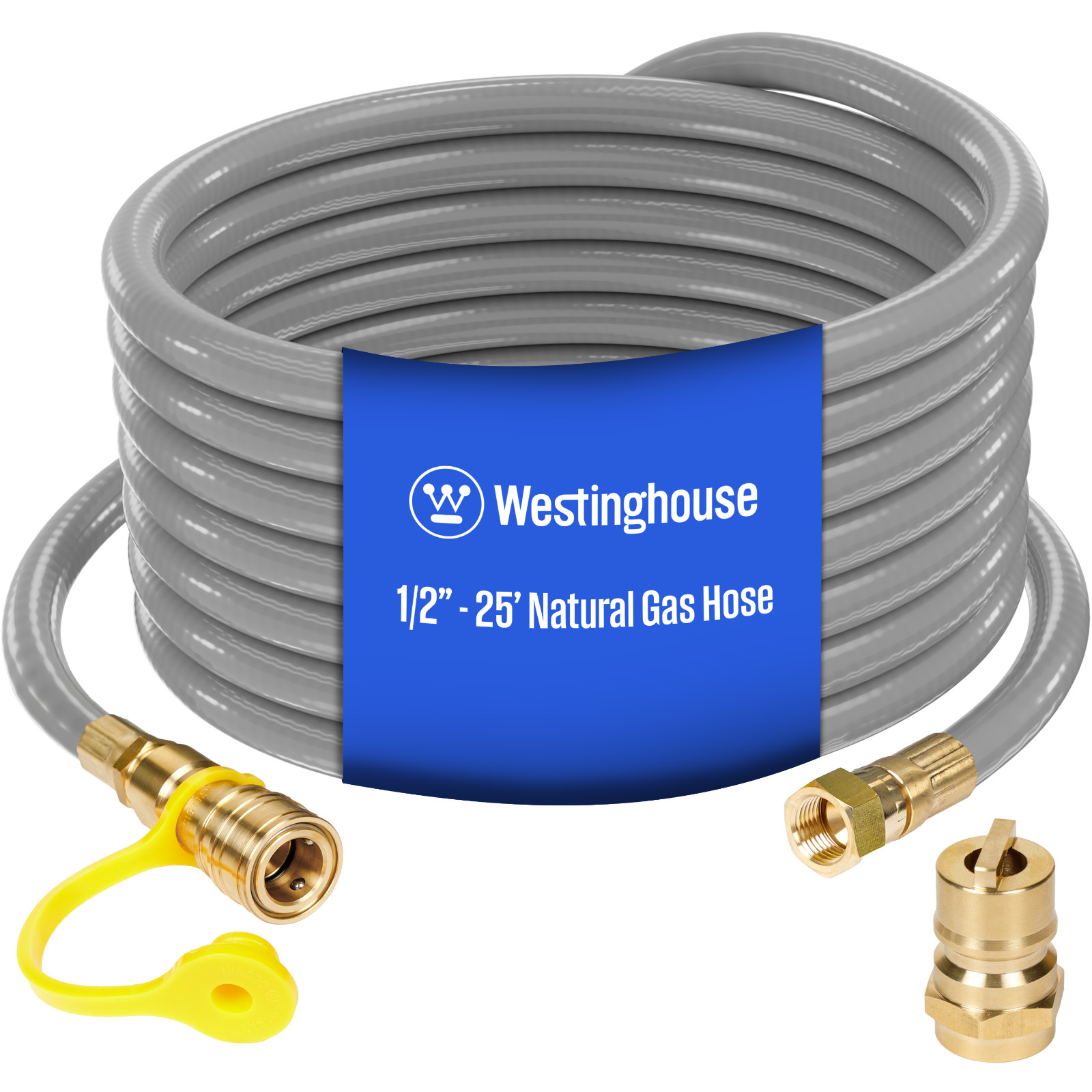 Westinghouse Open Box 1/2″ Natural Gas 25 ft Hose Kit with Adapter