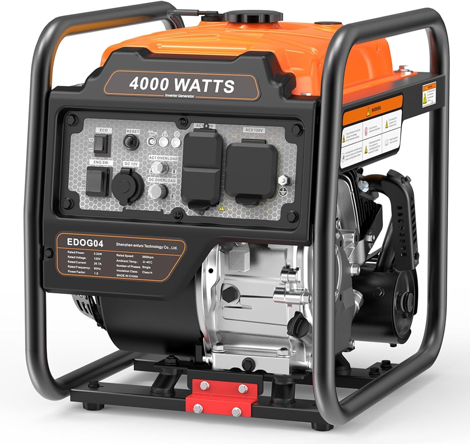 Inverter Gas Powered Generator 4KW Portable Generator 208CC For Home Outdoor