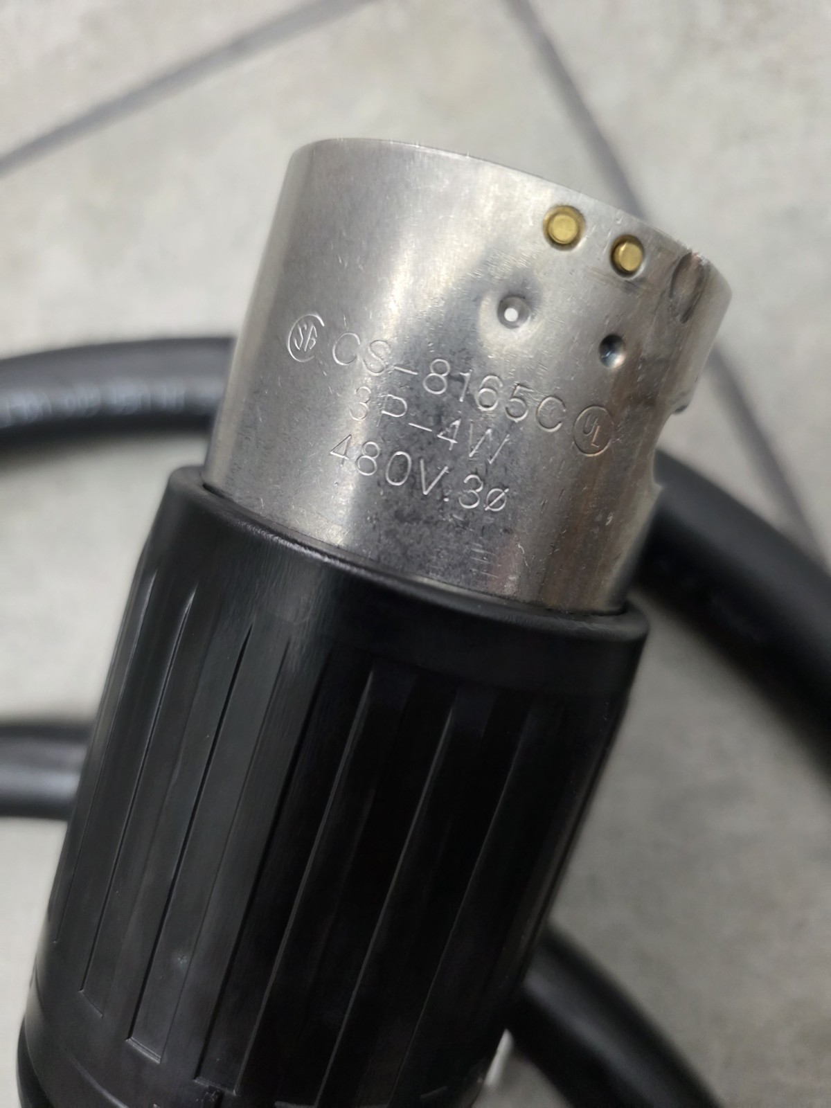 10FT 50 AMP ENTERTAINMENT CABLE GENERATOR POWER CS8164C/65C 480v 6/4 600v M/F