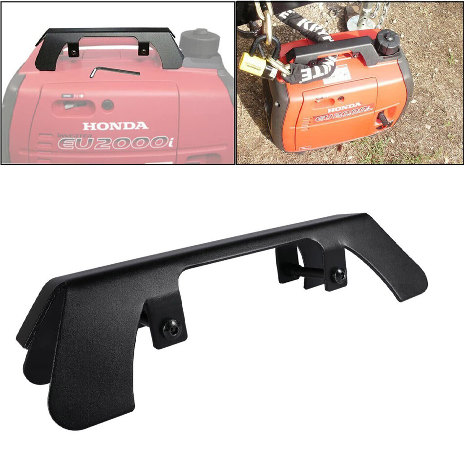 Black Anti-Theft Generator Security Bracket for Honda Generator EU2200i EU2000i