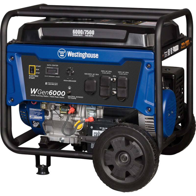 Open Box Westinghouse Generator Model WGen6000