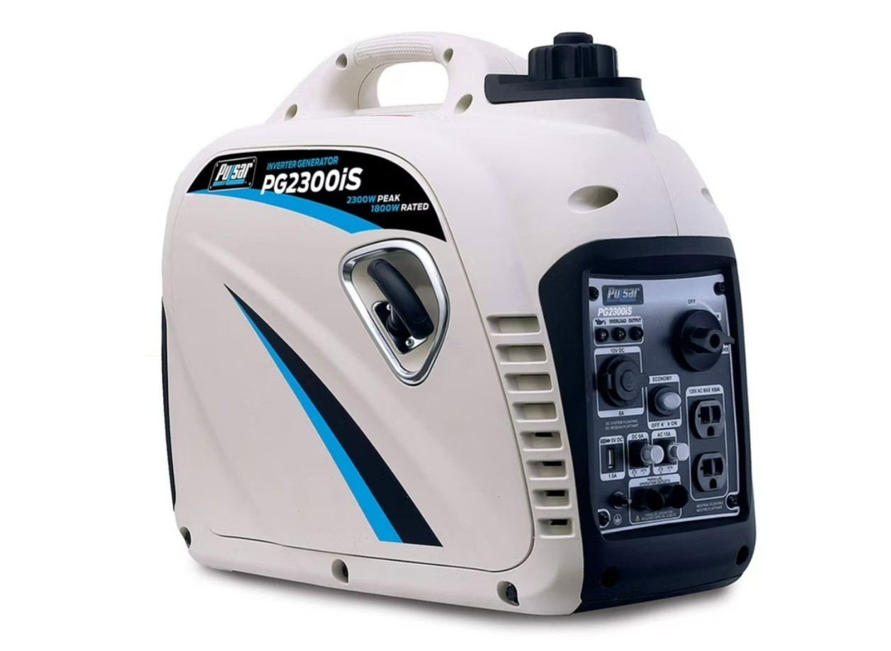 Pulsar PG2300iS Portable Home/RV Gas-Powered 2300 Watt Quiet Inverter Generator