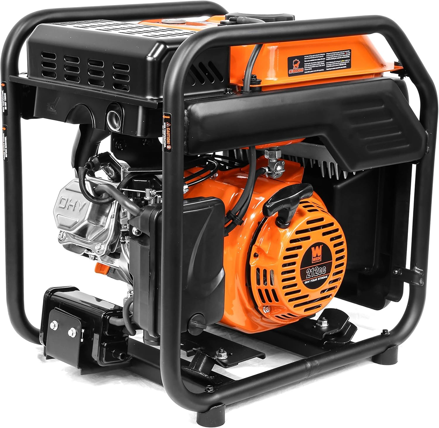WEN Gn400Ix Rv-Ready 4000-Watt Open Frame Inverter Generator with CO Shutdown Se