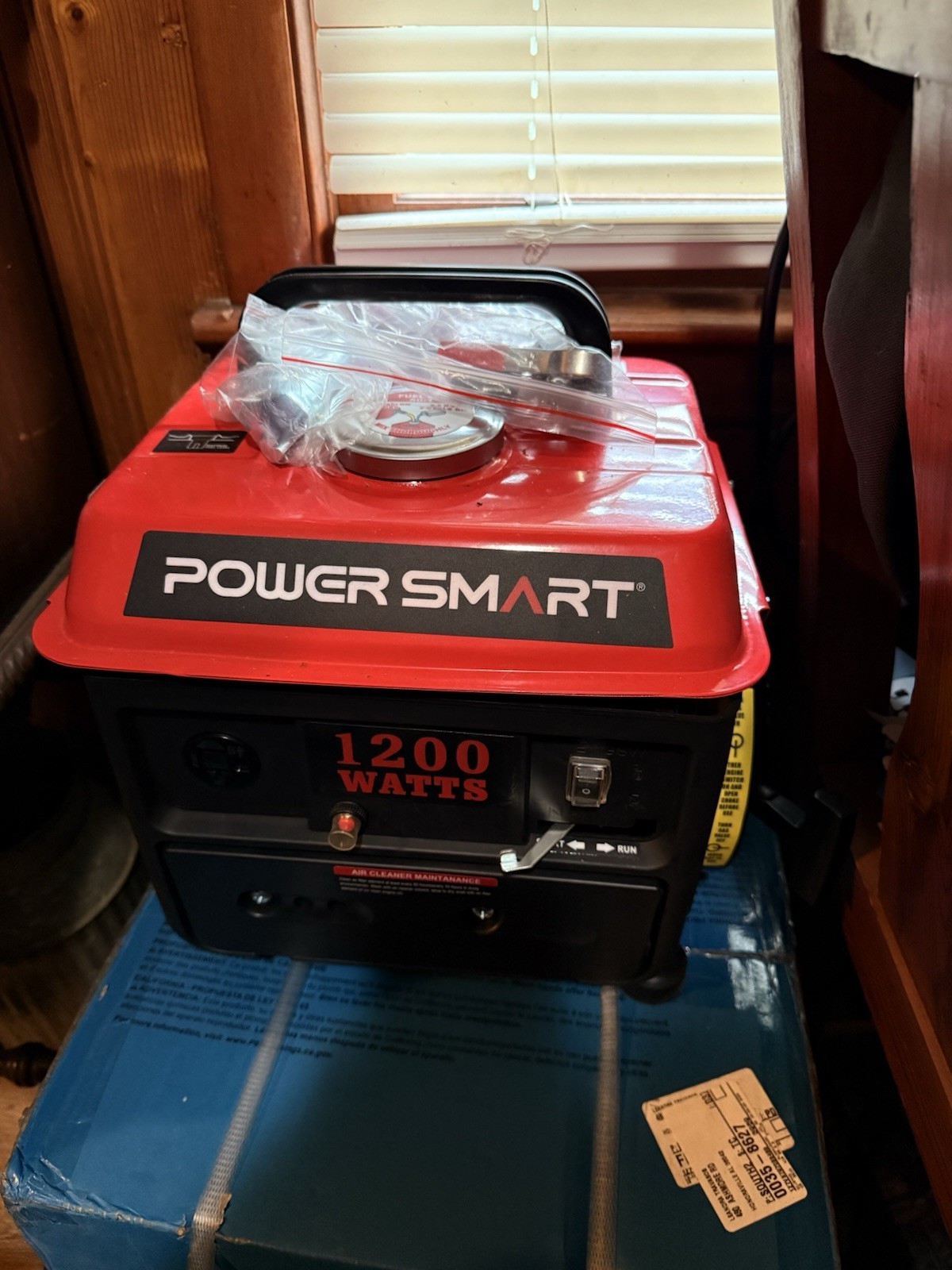 PowerSmart 1,200-W 2-Stroke Portable Gas Powered Generator, Ultra-light Home RV