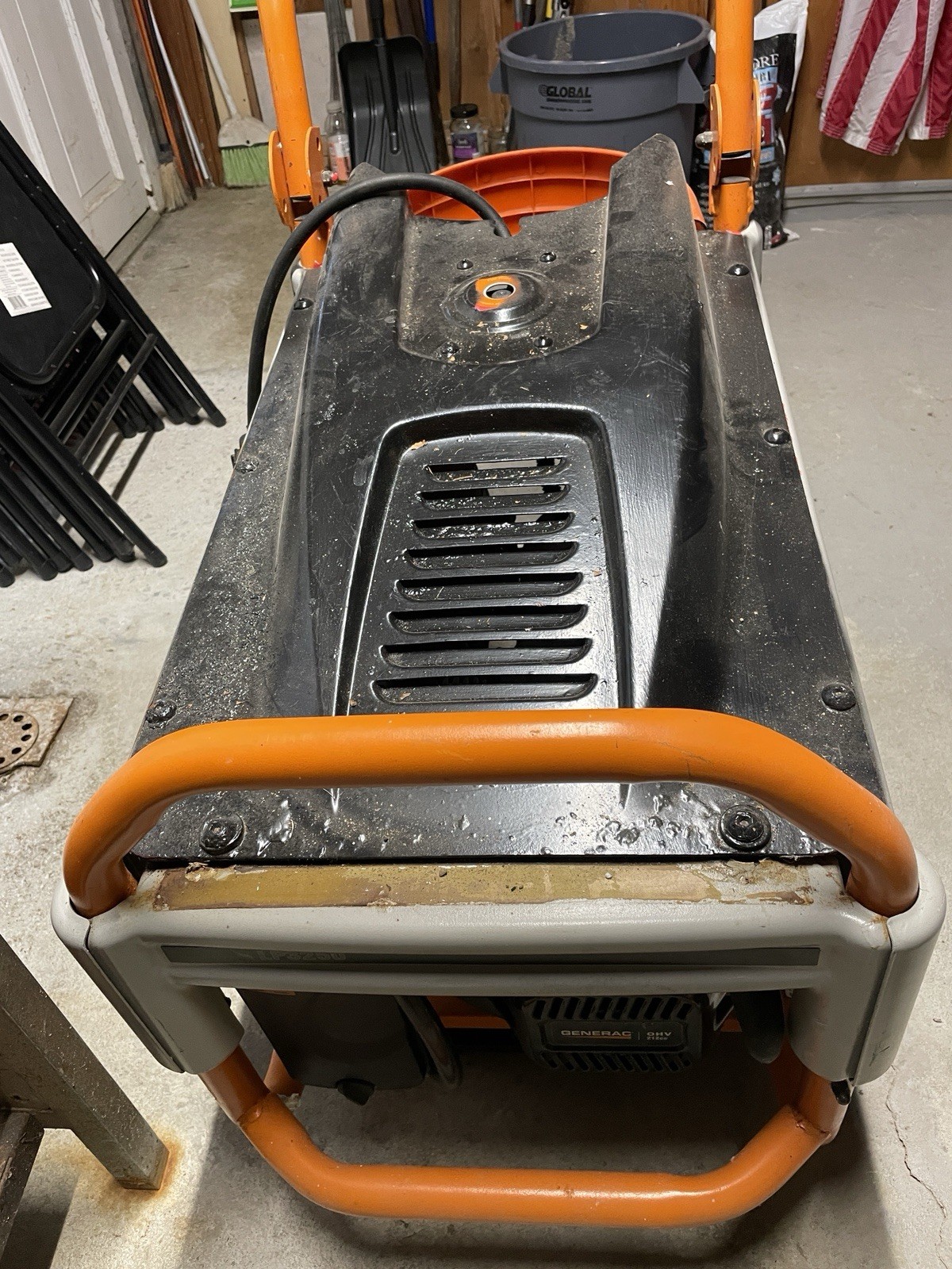 Generac LP3250 Portable Propane Generator 3250W 120/240VAC Orange/Black/Gray