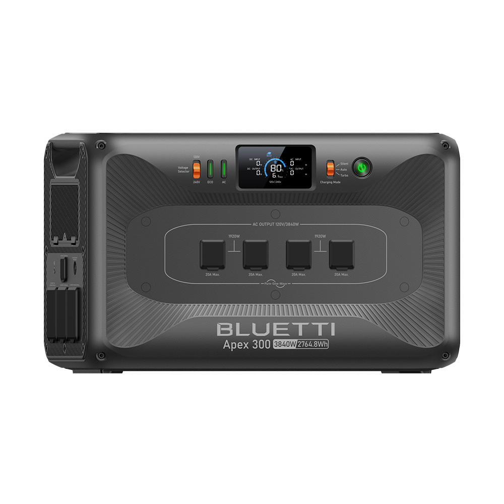 BLUETTI Apex 300+B300K 5529.6Wh Portable Power Station+560W Alternator Charger