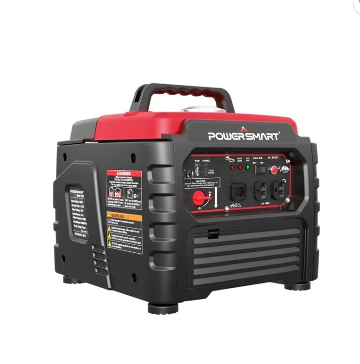 PowerSmart 1500 Watt Portable Gas Power Generator for Outdoor Camping and Home U