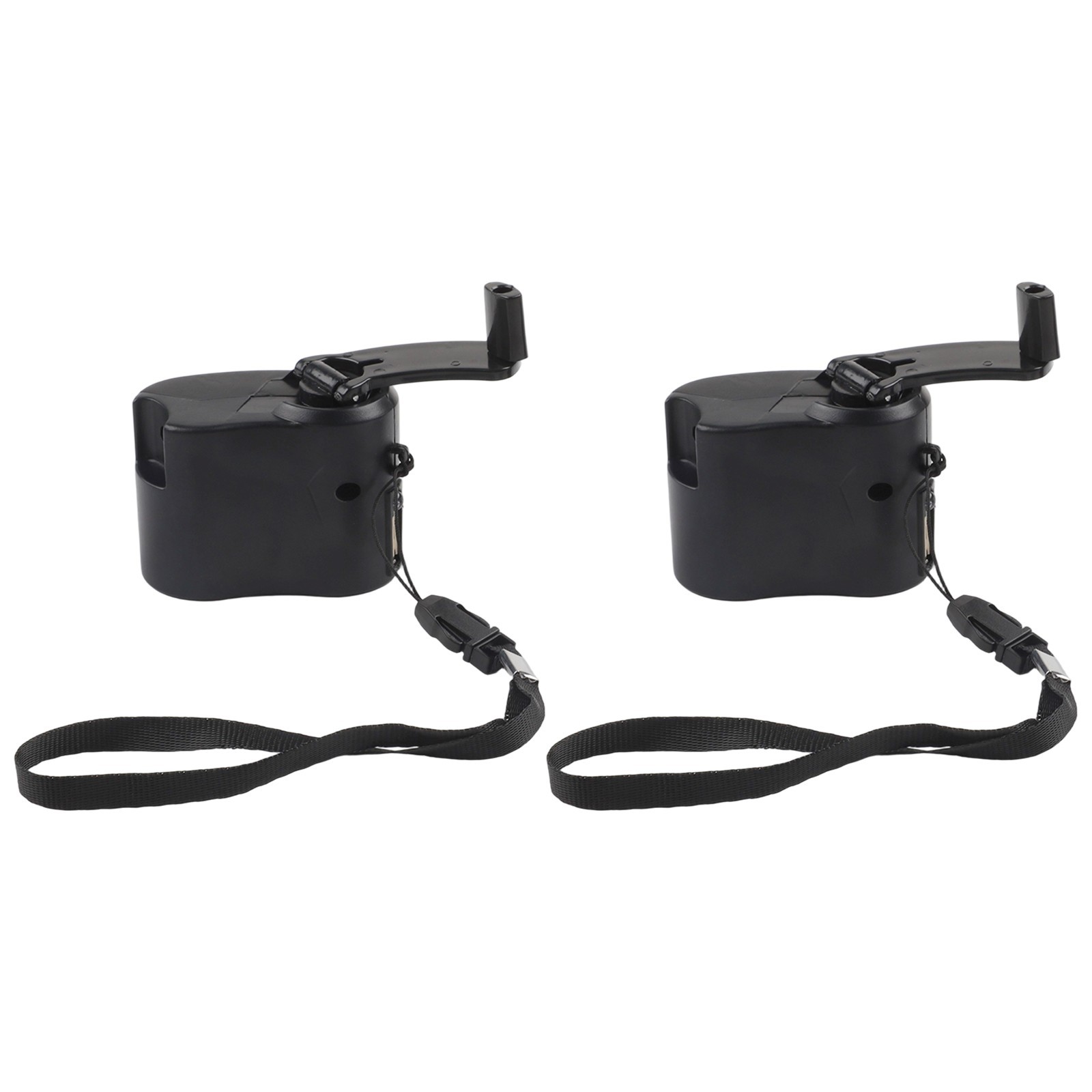 2PCS Hand Crank USB Charger Generator Travel Dynamo for Digital Devices