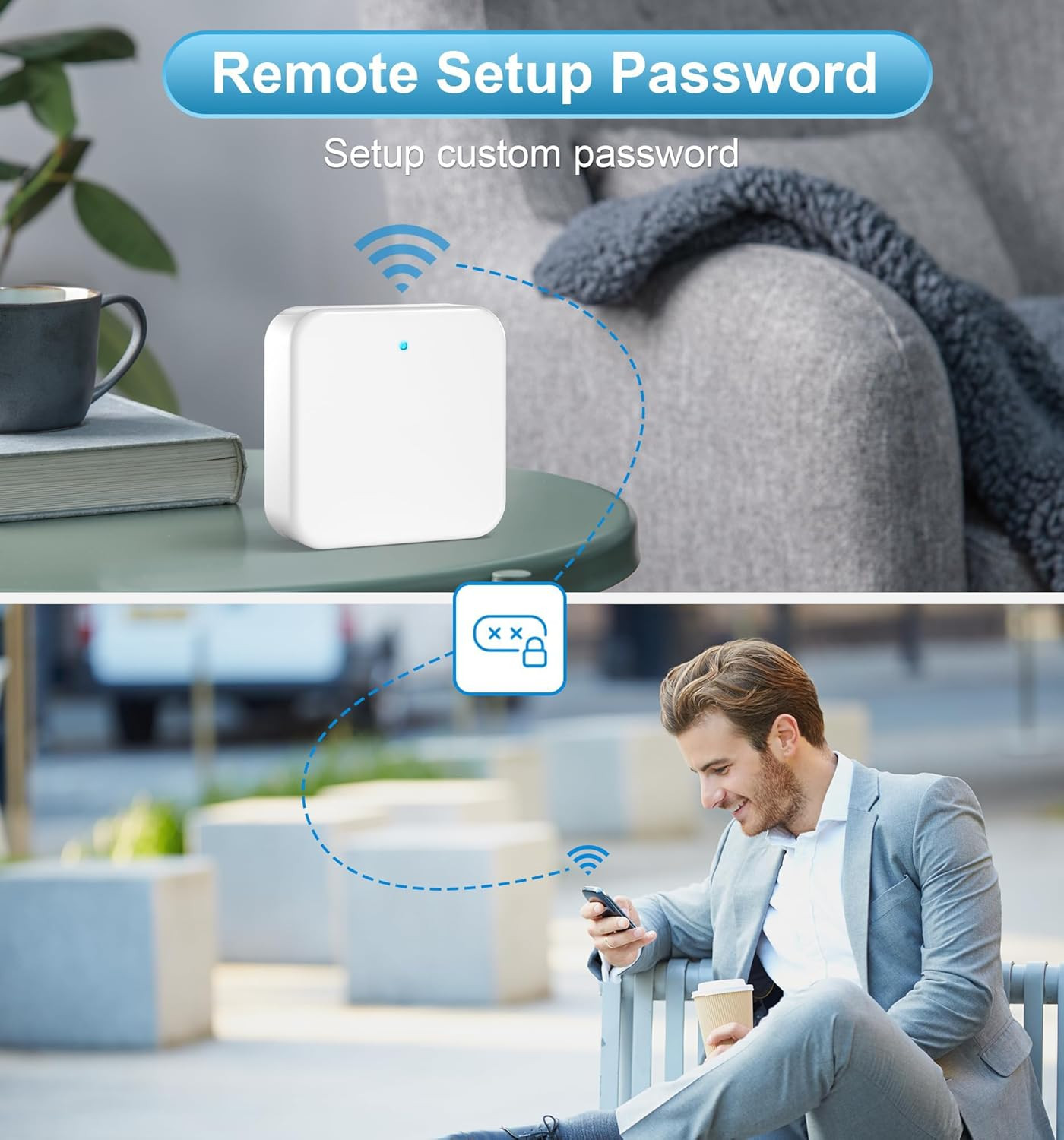 G2 Gateway, Smart Deadbolt Wi-Fi Gateway, Remote Control, Compatible with DD Loc
