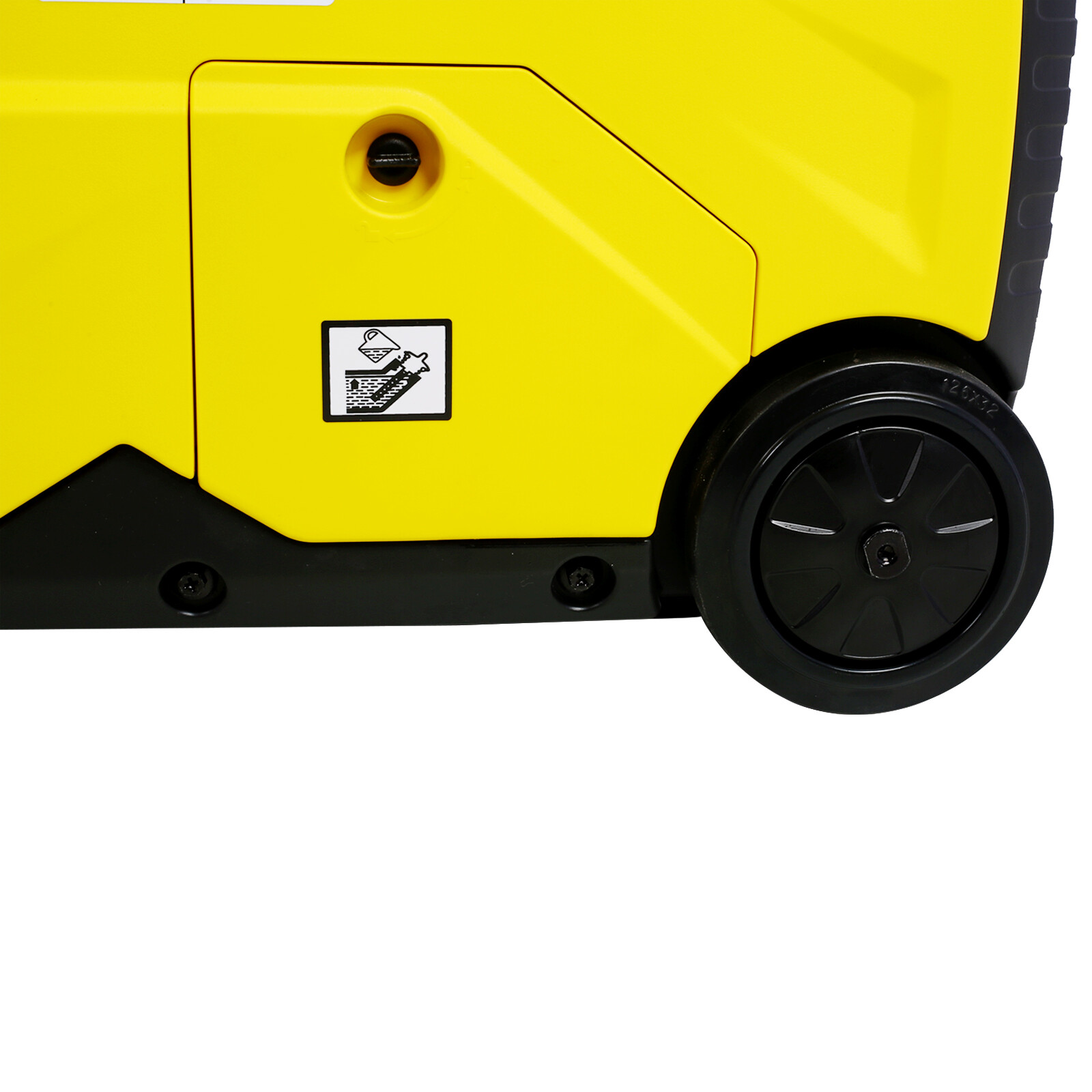 Portable Power Inverter Generator 4 Stroke 4500w Electric Start 212CC w/ Wheel