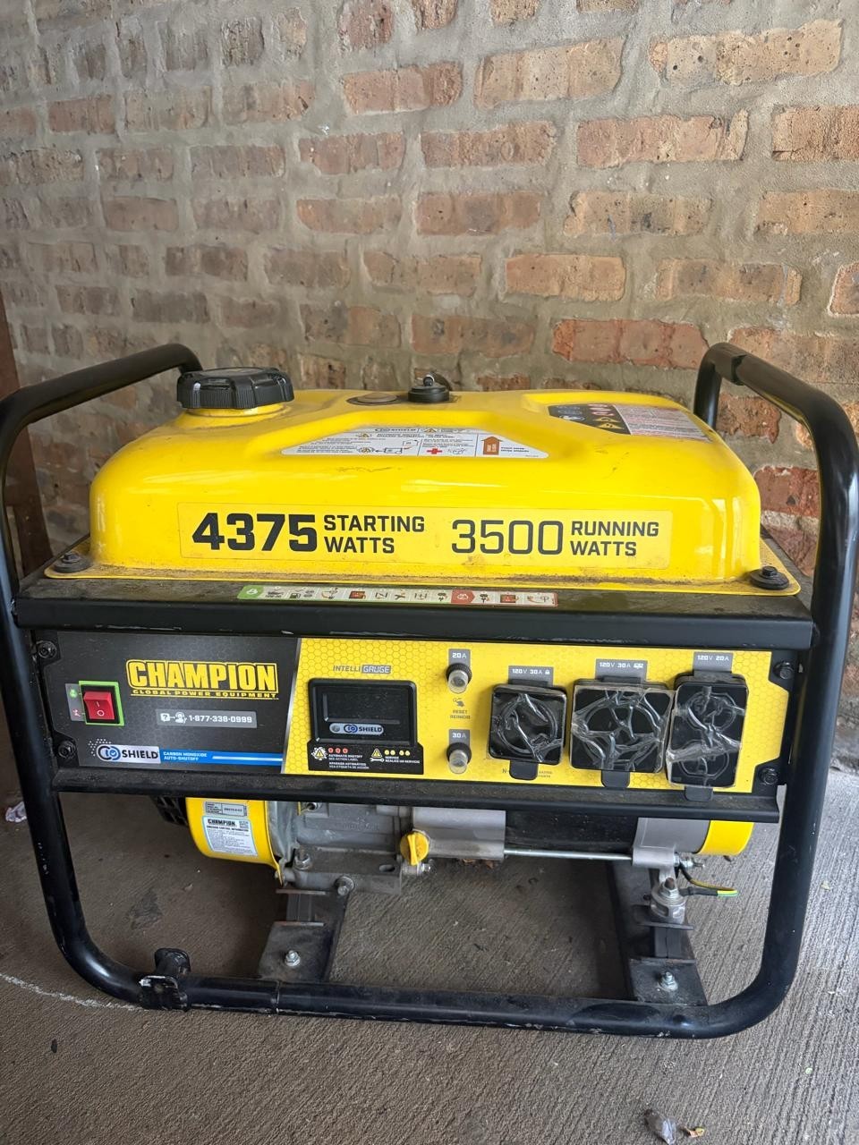 Champion Power Equipment Portable Generator 4550W Wireless Remote Start RV Ready