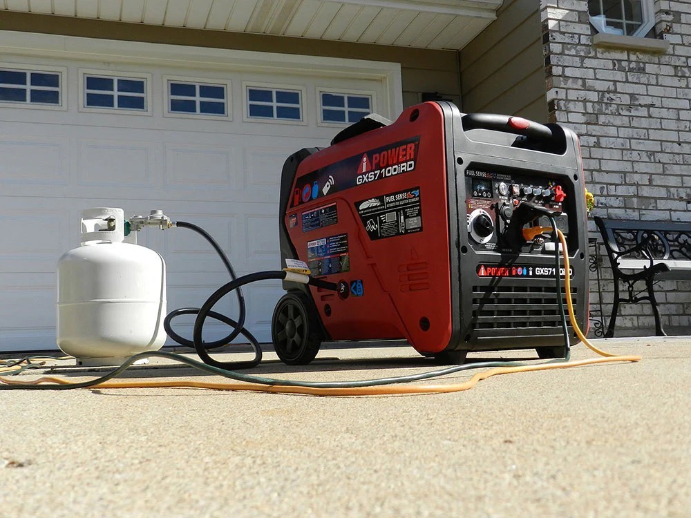 A-iPower GXS7100iRD – 7100 Watt Dual Fuel Inverter Generator With Remote Start