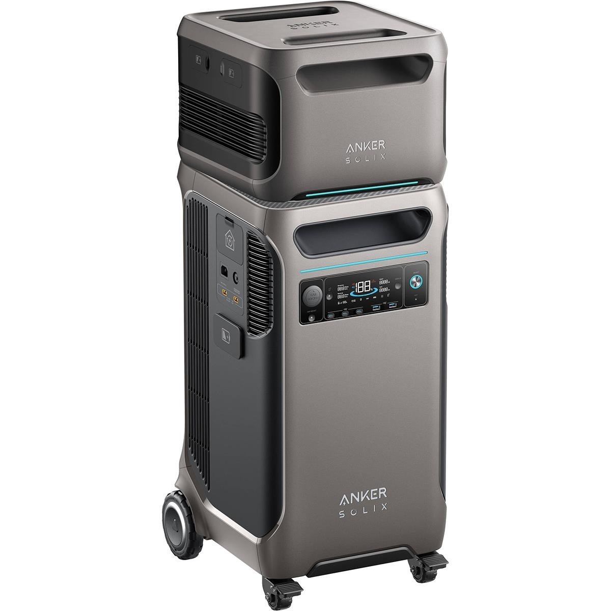 Anker SOLIX F3800 7680Wh Portable Power Station With F3800 Expansion Battery