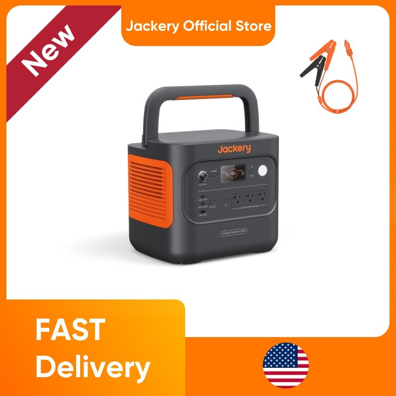 Jackery Explorer 2000 v2 with 12V Charging Cable,2041Wh