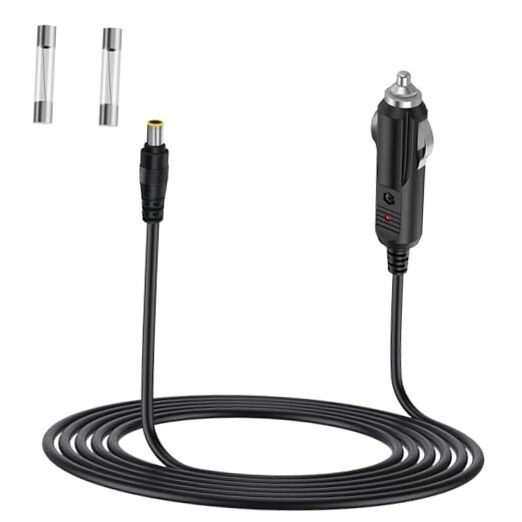 Car Charging Cable for Jackery Portable Power Station Explorer 3000 2000 1500
