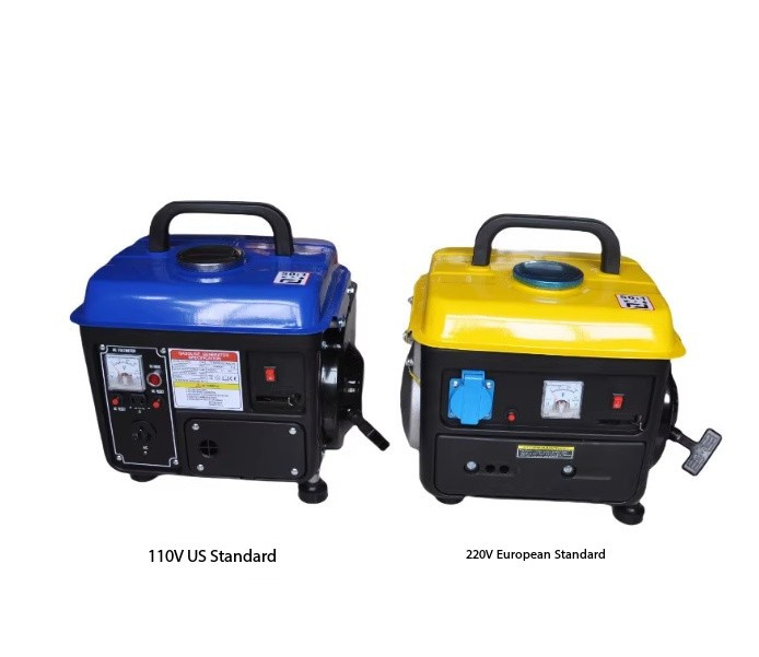 Single-Phase 650W Gasoline Generator for Home Use 110V/220V Emergency Mini