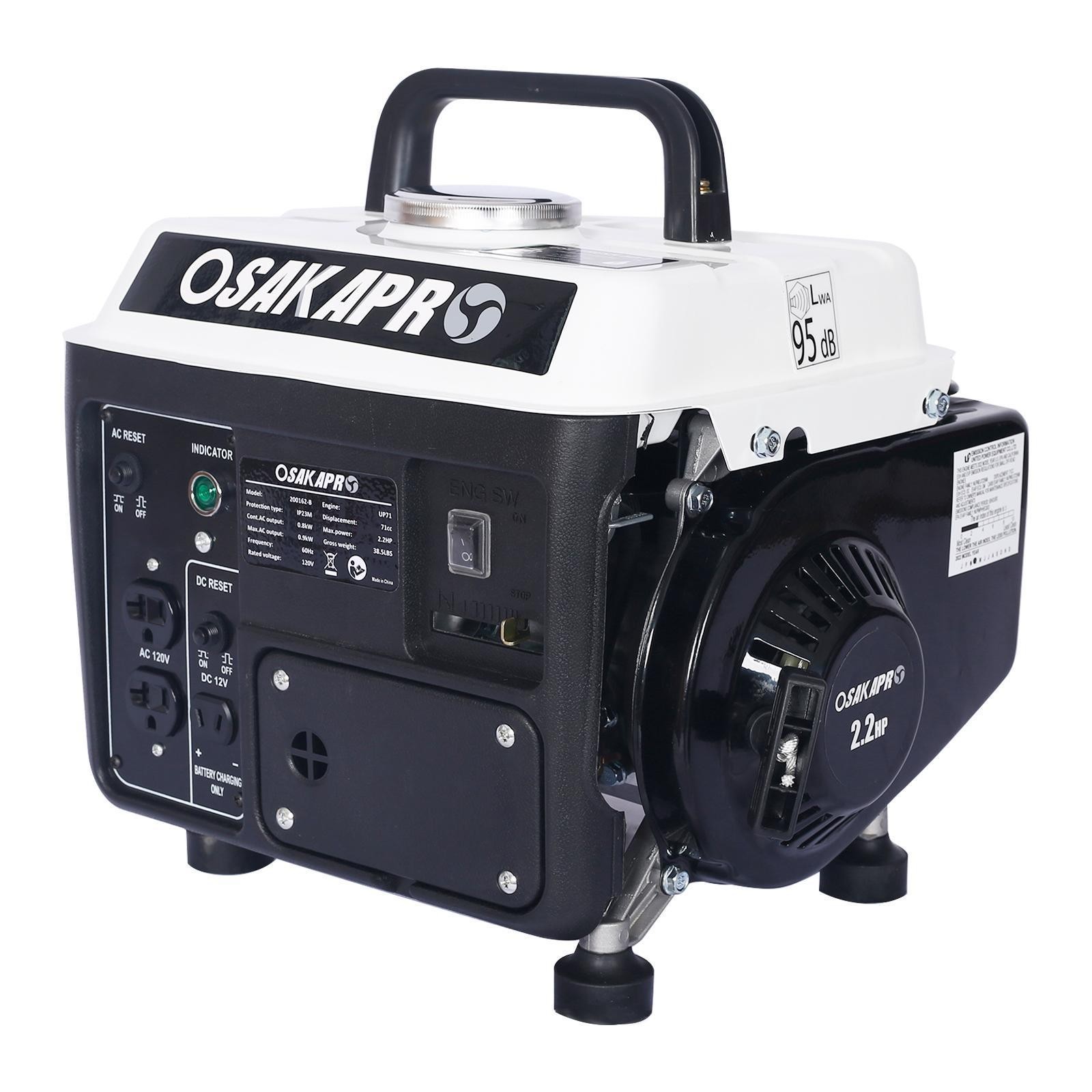 Compact Outdoor Generator with Handles, Reliable 71cc