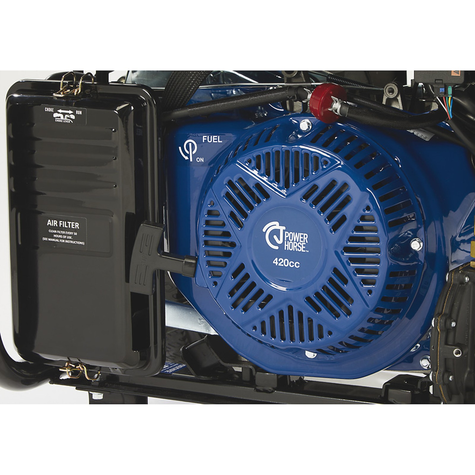 Powerhorse Portable Generator, 9500 Surge Watts, 7500 Rated Watts, 120/240V,