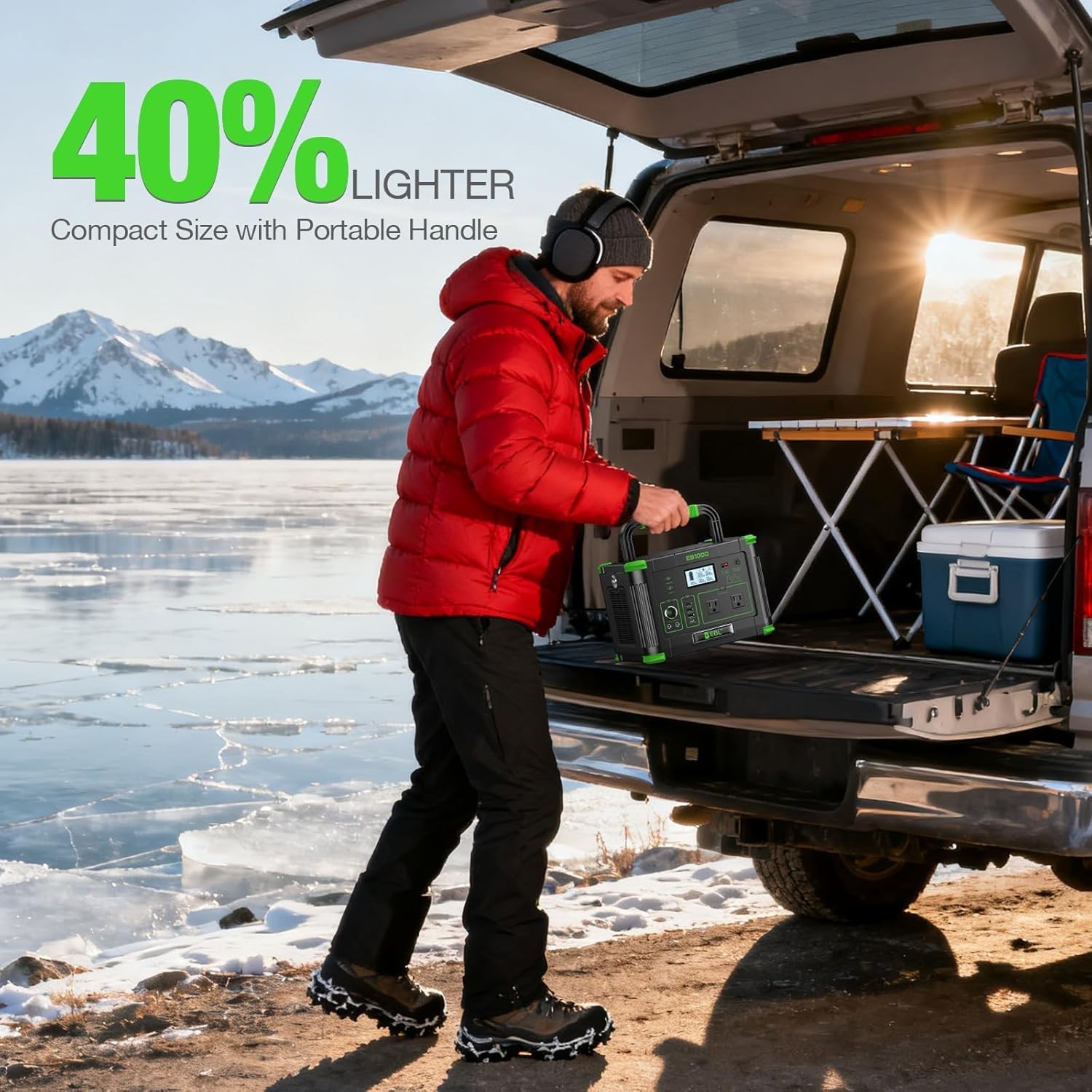 Portable Power Station Solar Generator 500~2400W ,Solar Panel Kit,for choice