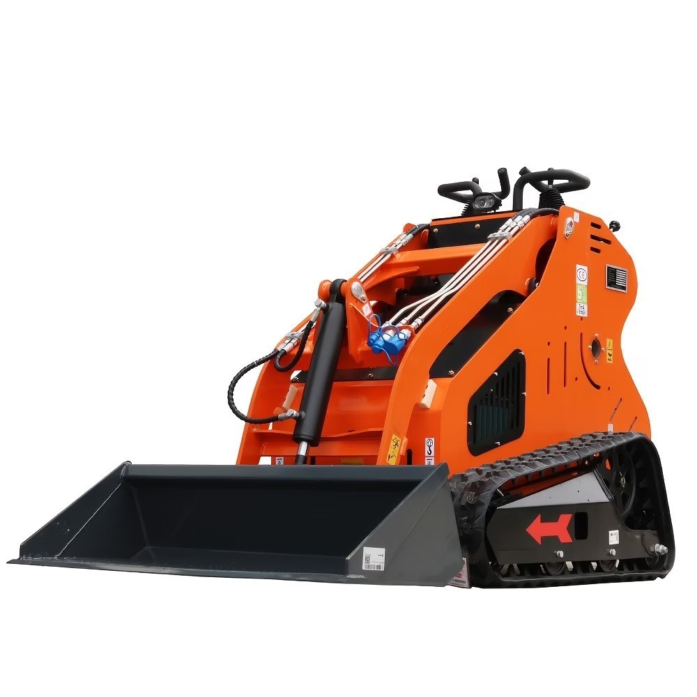 13.5HP Mini Skid Steer Loader Ride-On Tracked Crawler Dozer Farm Garden