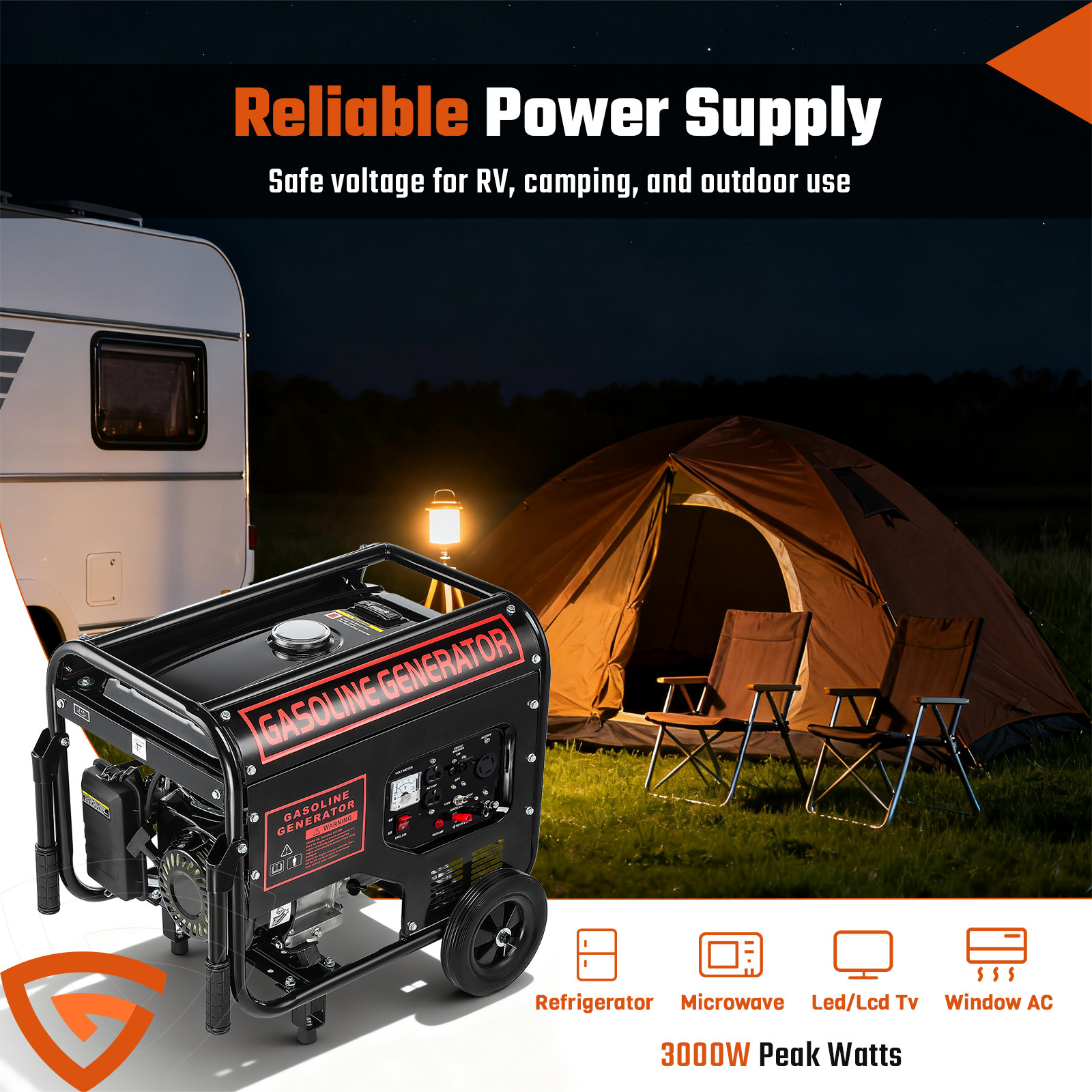 Portable Power Generator Portable Outdoor Camping Power Generator Fuel Efficient