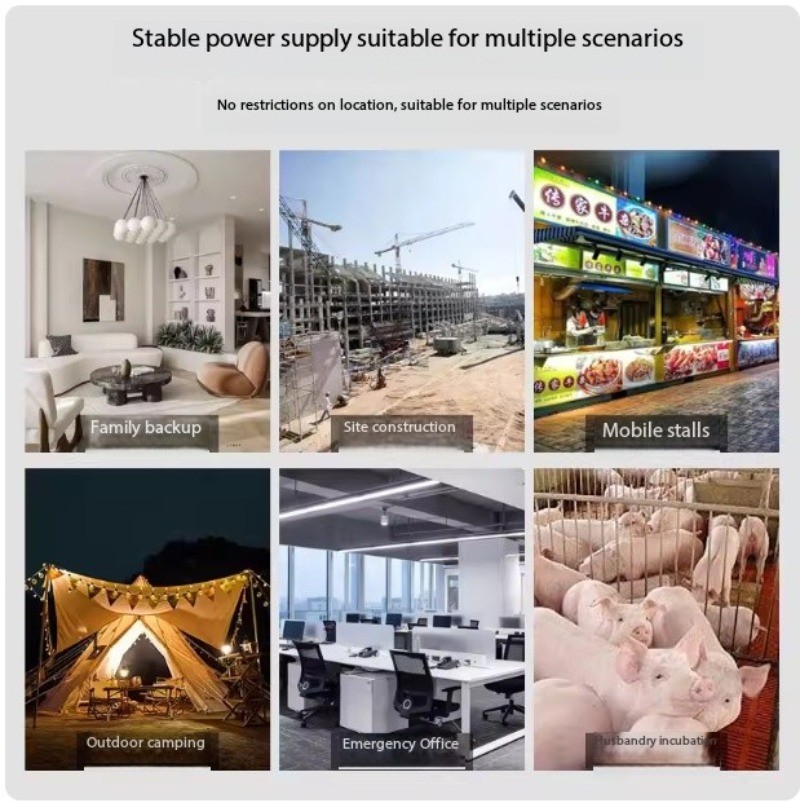 Gasoline Generator 220V Full Copper Commercial Industrial Outdoor Construction