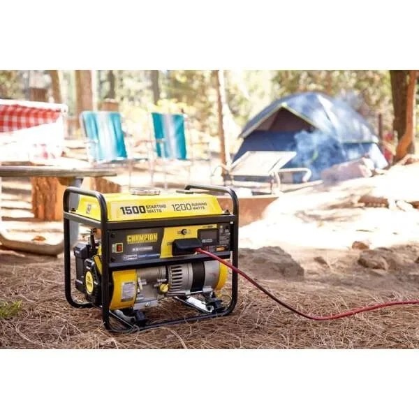 Champion Power Equipment 1500-Watt Portable Generator with CO Shield