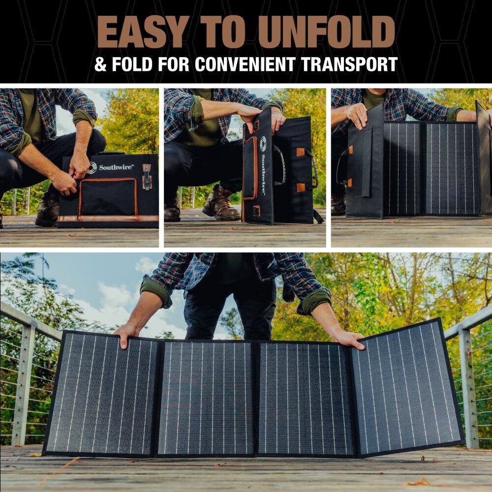 NEW in BOX SOUTHWIRE Elite Series 100-Watt Solar Panel for POWER STATION!