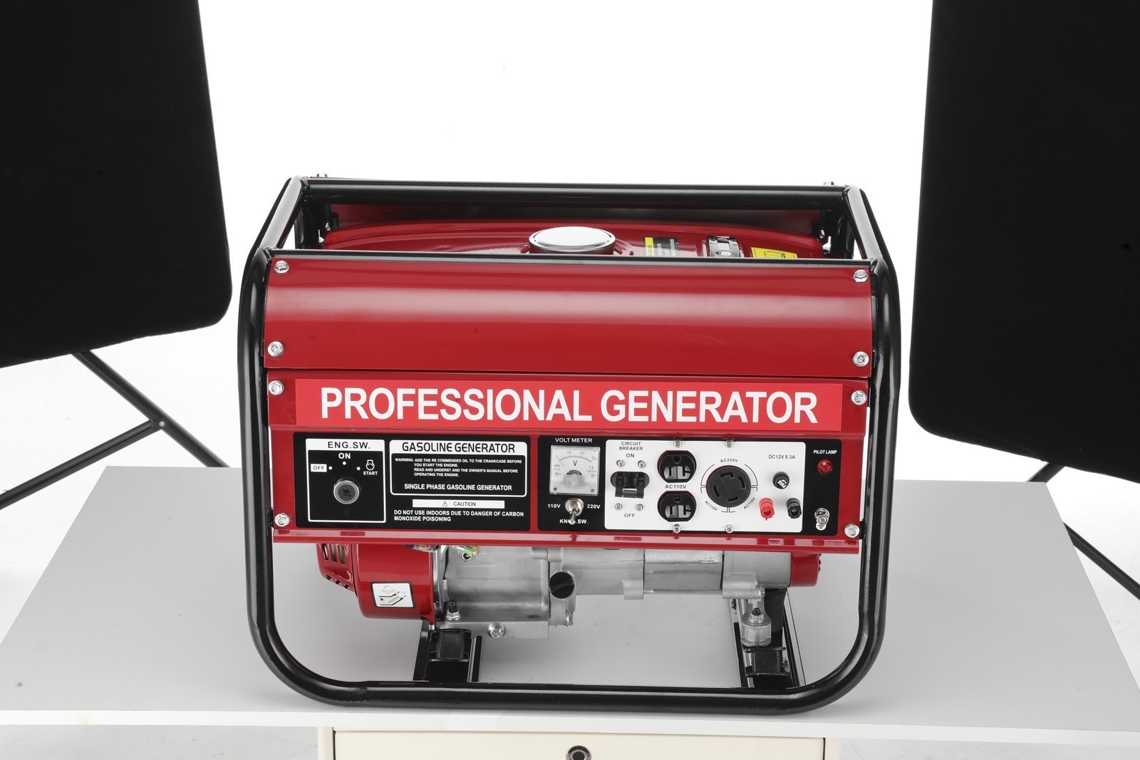 5000W Gas Inverter Generator Recable starter 110V&220V Generators Portable Quiet