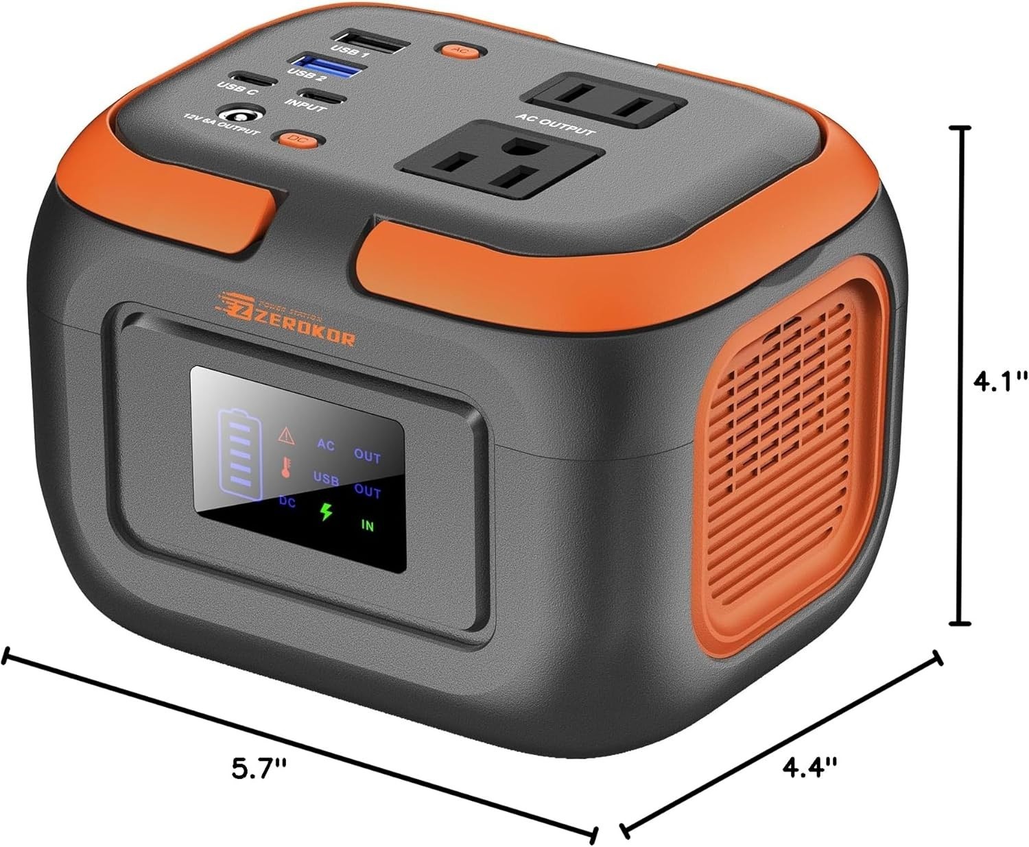 Portable Power Station 120W, Power Bank with AC Outlet, Portable Generator 97…