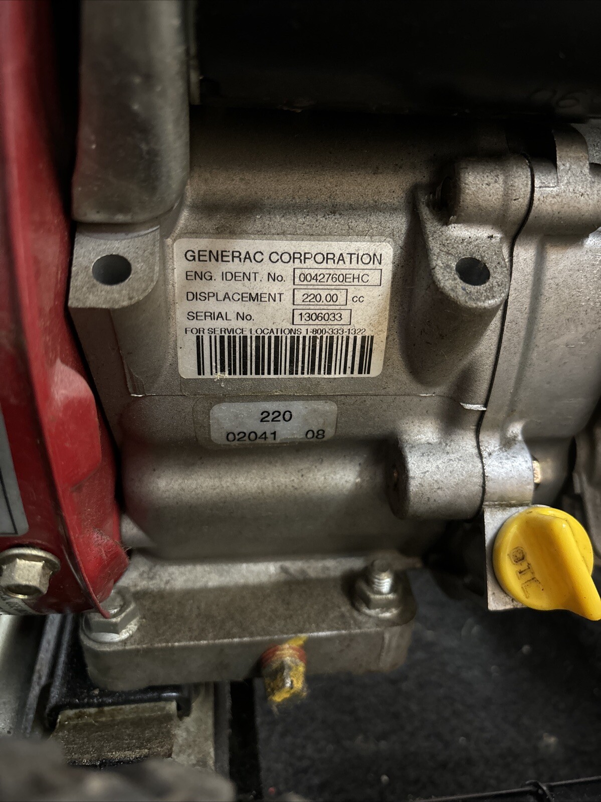 Craftsman Portable Generator 4200 Watts, Dolly Style Handle, Recoil Start