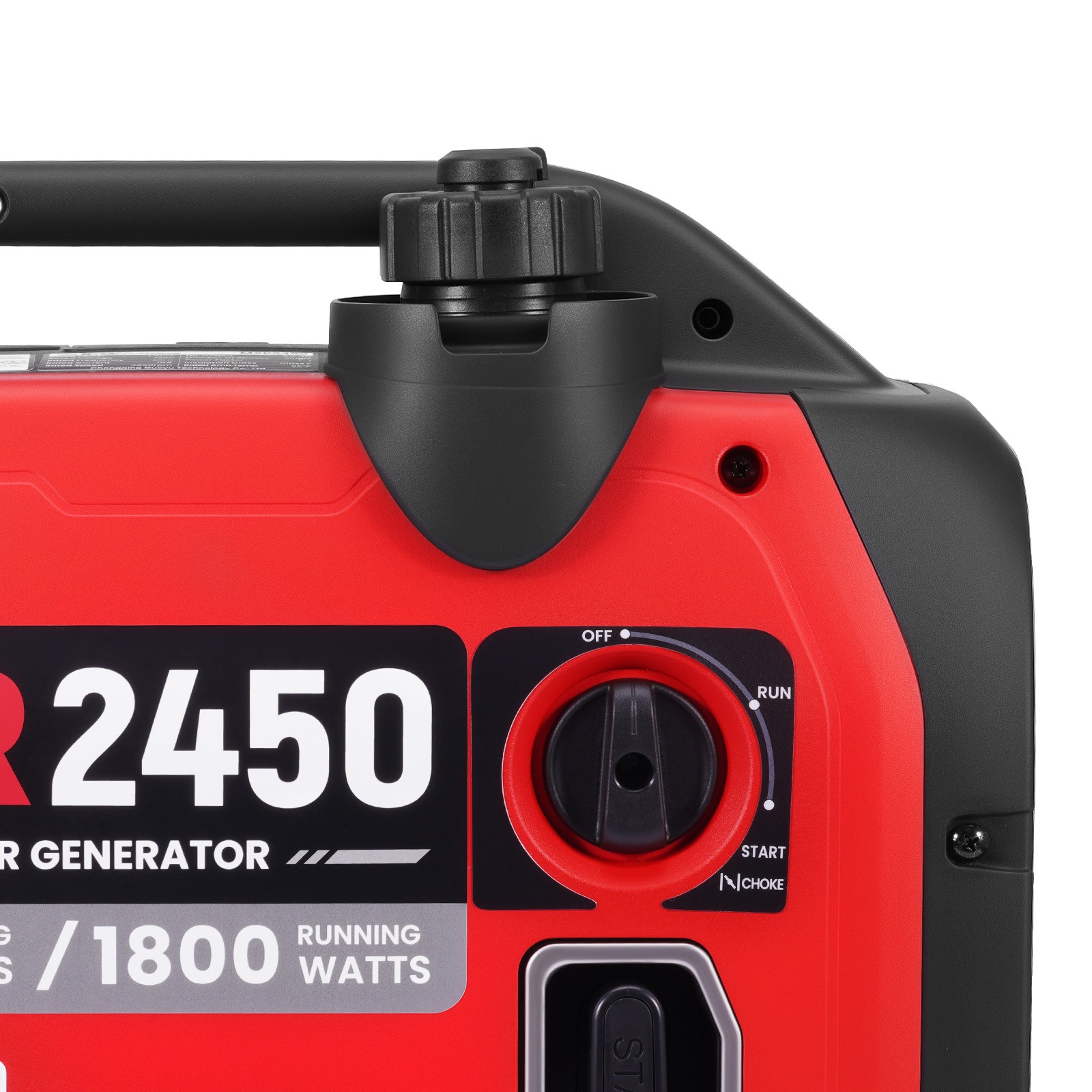 1800W Gas Inverter Generator 58dB Quiet – CO Sensor Shutdown & Output Ready