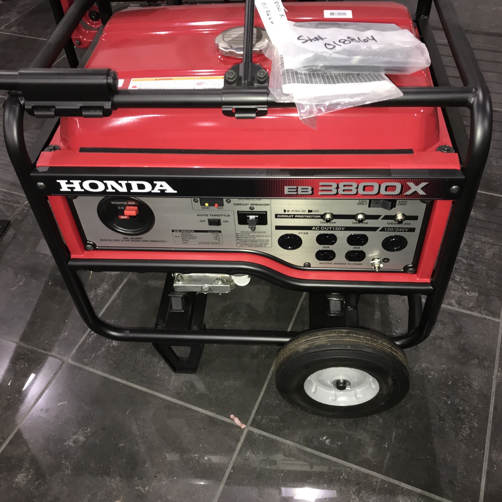 Honda EB 3800X Portable Generator Brand New WITHOUT Box LOCAL PICKUP ONLY