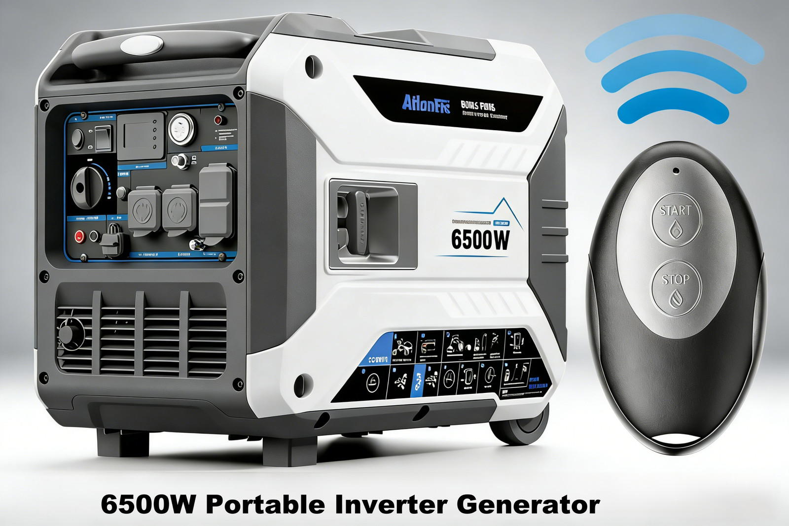 4 stroke 11L Gas LPG powered 6500 Watt Inverter Generator Remote Electric Start