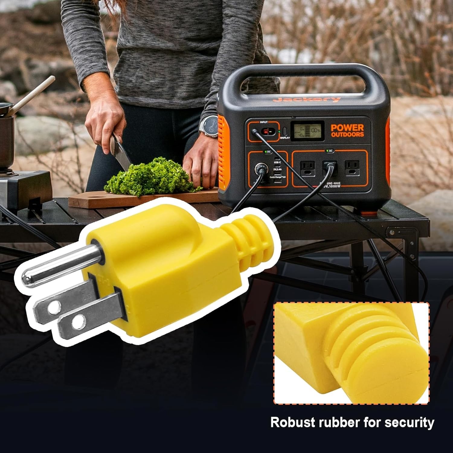 2 Pack Neutral Ground Bonding Plug for Portable Inverter Generator, Surge Protec