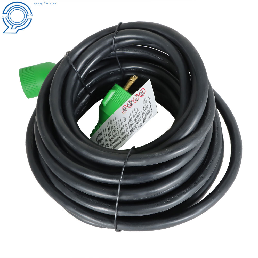 Generator Extension Cord 10-100 Ft 3 Prong Power Cable 10 3 30 Amp Adapter Plug